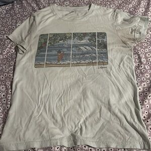 American Apparel graphic tee kids size large.
